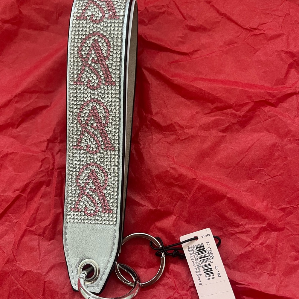 Victoria Secret’s Sparkling Keychain with Pink Accents
